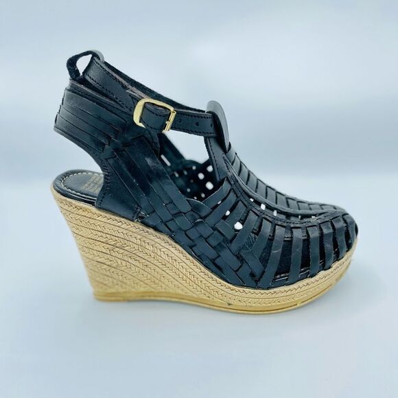 Handmade Black Wedge  - Picture 4 of 5